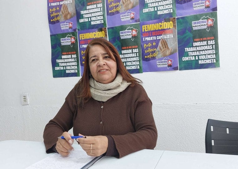 A candidata do PSTU, Rejane de Oliveira, defende a criação de conselhos populares para definir prioridades do orçamento público