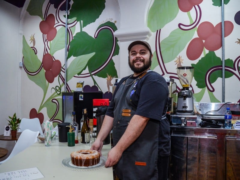 F&aacute;bio Rhode comanda a Arcos Coffee to Wine<br />Foto: Fernanda Bigio Davoglio/ Especial/JC