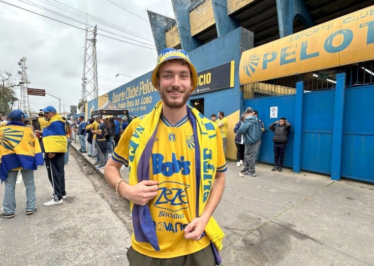 Primeiro contato de Caetano Retzlaff com o time áureo-cerúleo foi em 2008, quando a equipe esteve na decisão da Copa FGF