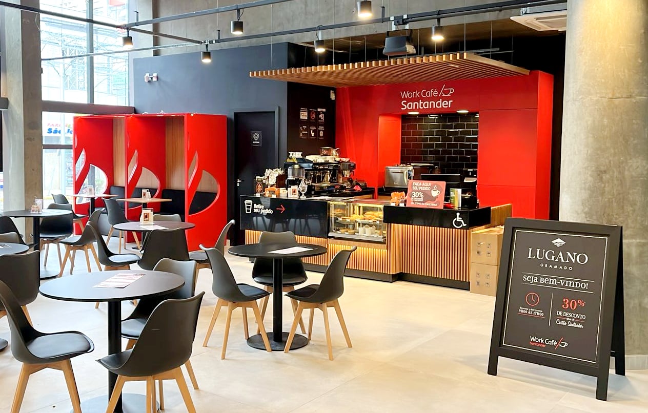 A&ccedil;&atilde;o ser&aacute; neste 1&ordm; de outubro nas cafeterias em Porto Alegre e Caxias do Sul (foto) | BANCO SANTANDER/DIVULGA&Ccedil;&Atilde;O/JC