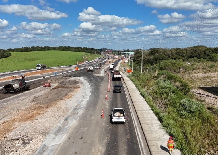 Motoristas poderão utilizar novas pistas principais entre os km 245,5 e 247,3