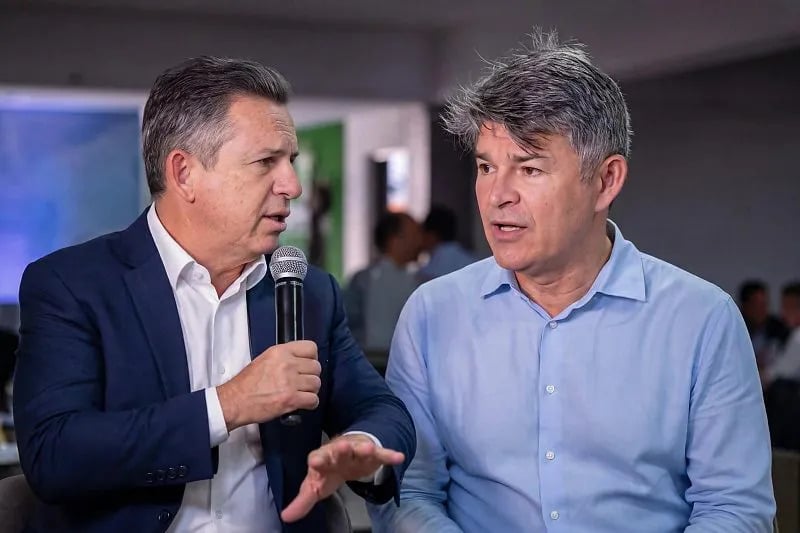 Com 89,15% dos votos apuradas Mauro Mendes tinha 33,31% dos votos válidos, enquanto Zé Medeiros tinha 27,56%