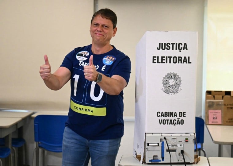 O governador busca um segundo mandato