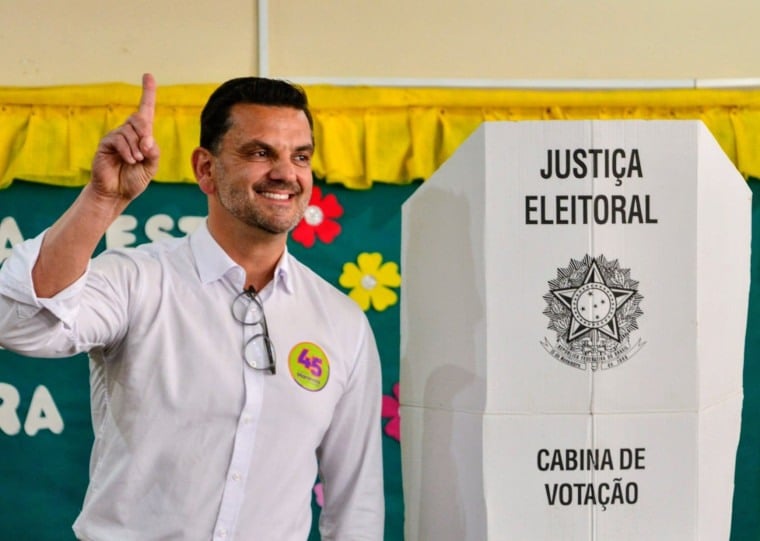Maranata fez seu voto Escola Estadual de Educa&ccedil;&atilde;o Gomes Jardim, localizada no Centro de Gua&iacute;ba