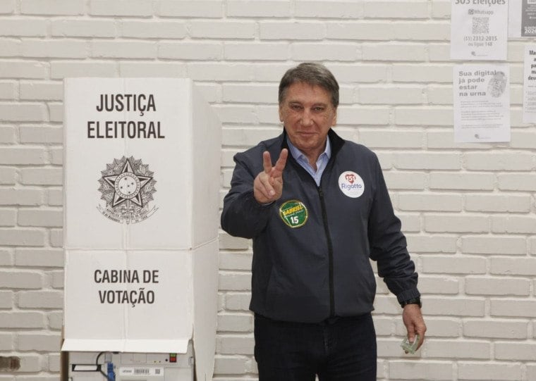 Rigotto votou em Caxias do Sul por volta de 9h 