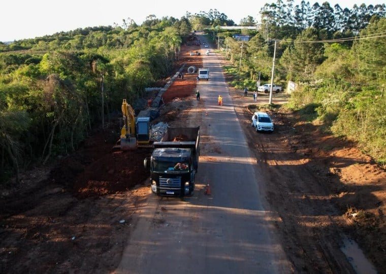 Intervenção faz parte de um projeto que prevê a qualificação de 23,08 quilômetros entre Viamão, Alvorada e Porto Alegre// Caminho do Meio