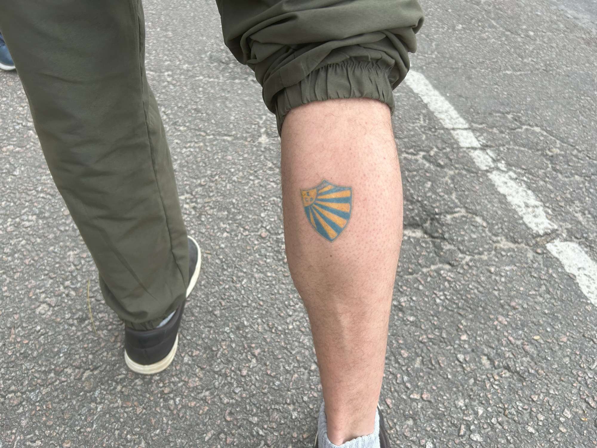 Fanatismo pelo Lobão está eternizado em tatuagem | Samantha Beduhn/DIVULGAÇÃO/CIDADES