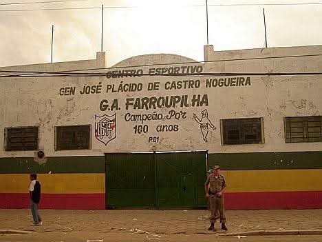 Nicolau Fico foi inaugurado em 1926; est&aacute;dio, hoje, foi demolido | FARROUPILHA/REPRODU&Ccedil;&Atilde;O/CIDADES