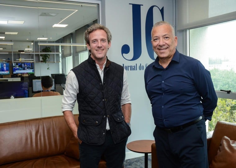 CEO da Asas group, Guilherme Delfino e o diretor comercial Jean Figueró