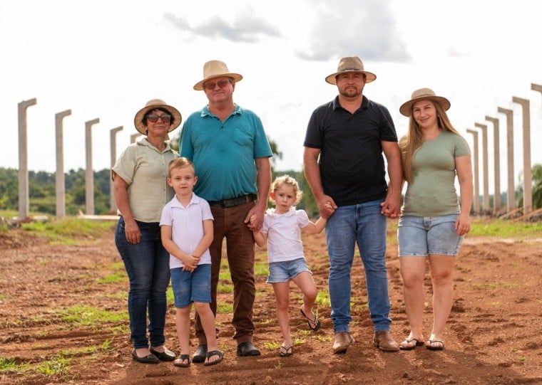 Da esquerda para direita: Lorena, &Eacute;rick Mathias, Jorge, Eloize  Sofia, Eduardo Juliano e Edin&eacute;ia