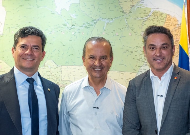Governador eleito no Rio Grande do Sul se reuniu com Jorginho Mello (PL) e Sergio Moro (PL)