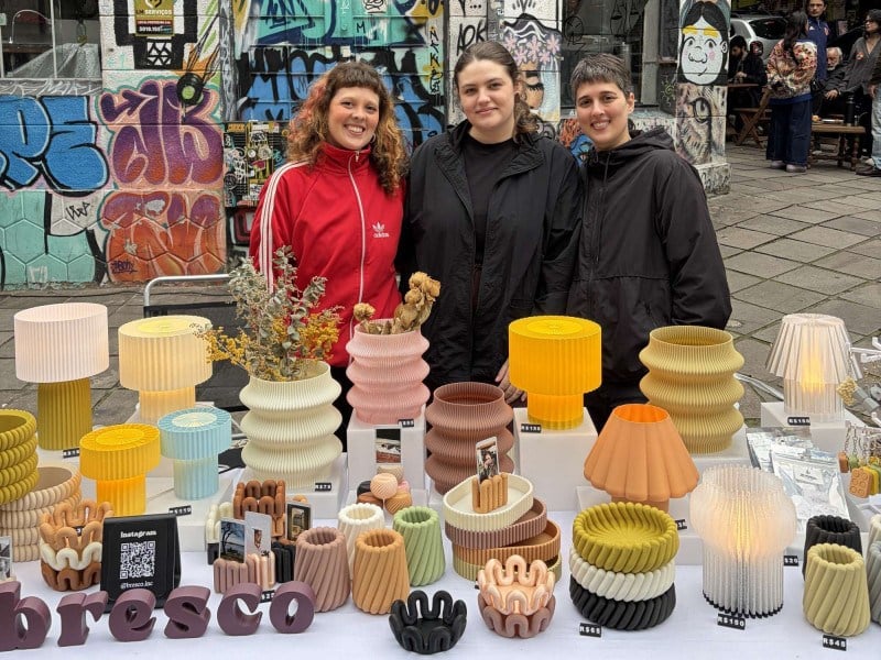 Isabela, Isadora e Emanuelle t&ecirc;m como proposta levar design para as pe&ccedil;as de impress&otilde;es 3D<br />Foto: ARQUIVO PESSOAL/JC