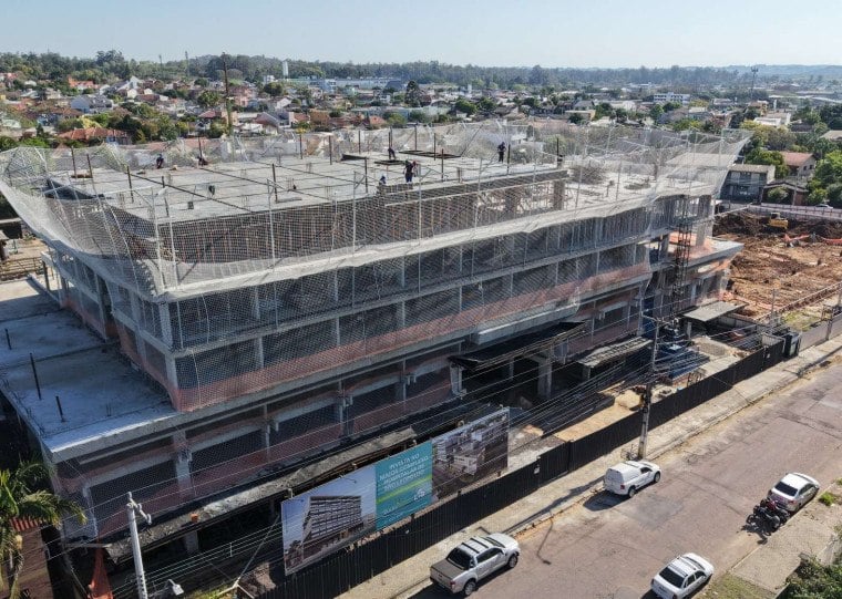 Obras avançadas no complexo da instituição em São Leopoldo