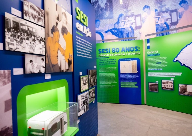 Mostra gratuita fica em cartaz até 29 de novembro e ressalta atuação da entidade como agente de transformação no Brasil 