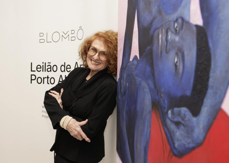 Marga Pasqualli, diretora da Galeria Bolsa de Arte parceira da Blombô no leilão desta semana
