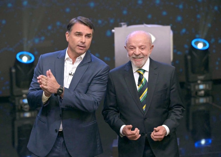 Lula desafiou Flávio a abrir seus sigilos no domingo, durante o debate da Band