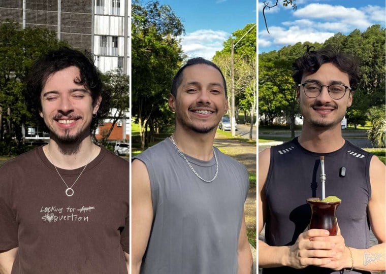 Thiago Brandão, Gabriel Machado Douglas da Costa Cezar veem cenários diferentes pós-formatura