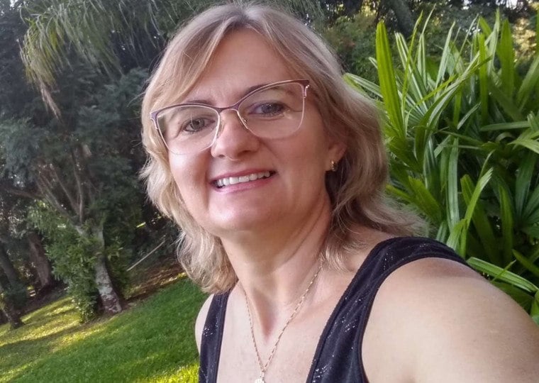 Ilaine Zimmer Bervian foi vítima de feminicídio na noite em que completou 50 anos, deixando dois filhos