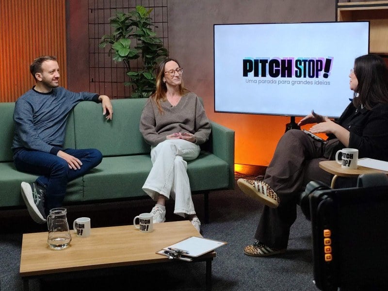 Pitch Stop - Henrique Dias, Daniela Carrion e Isadora Jacoby<br />Foto: Sarah Oliveira/Especial/JC
