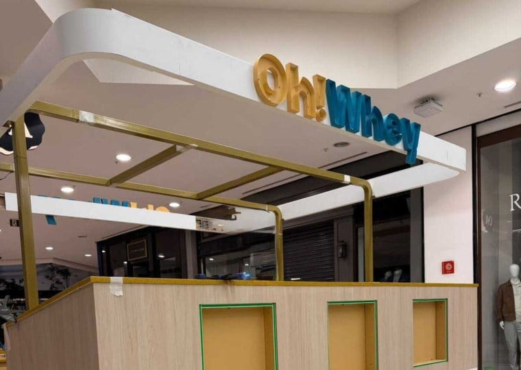 Minuto Varejo - sorvete franquia abre Iguatemi Porto Alegre - Oh!Whey - gelato - onda das proteínas -  