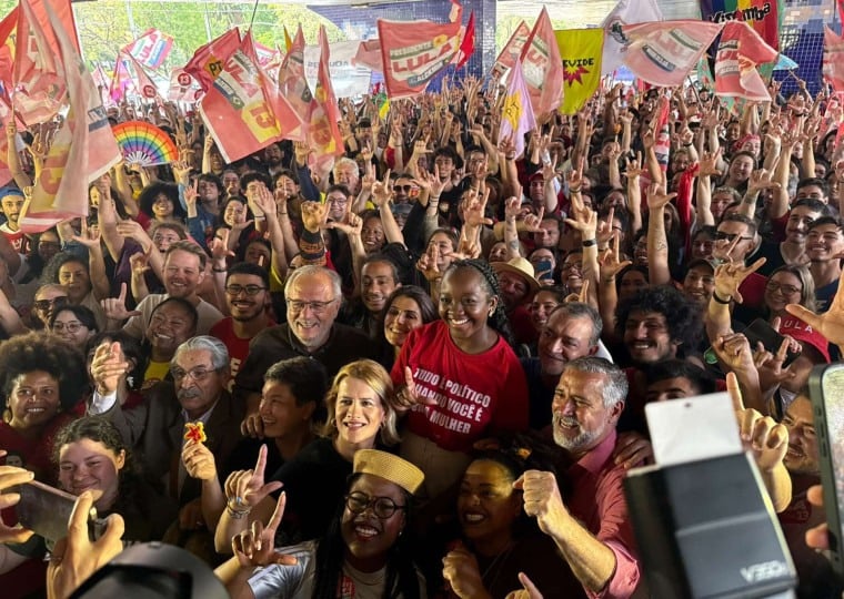  Apoiadores se reuniram no Viaduto do Brooklyn, na região central da Capital