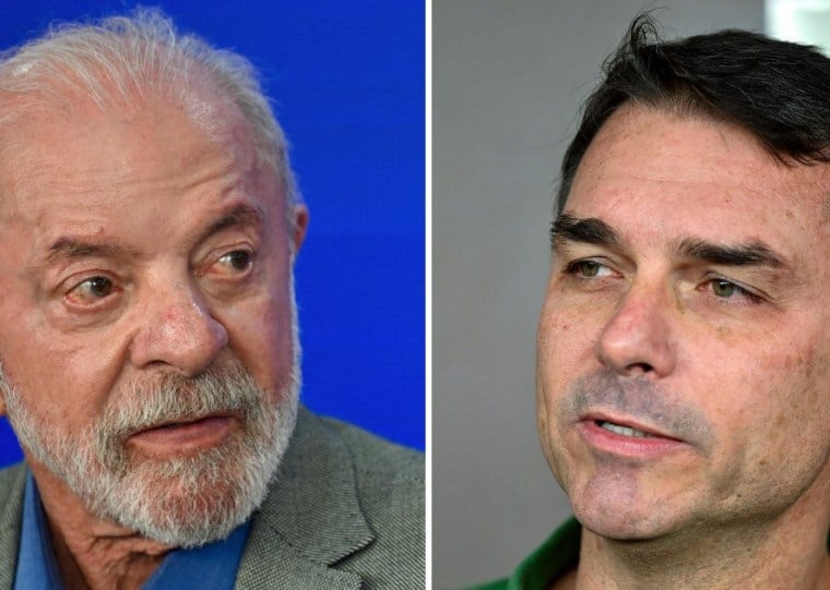 Lula teve vantagem em Milão e na China, enquanto Flávio Bolsonaro ficou à frente no Japão e em Israel