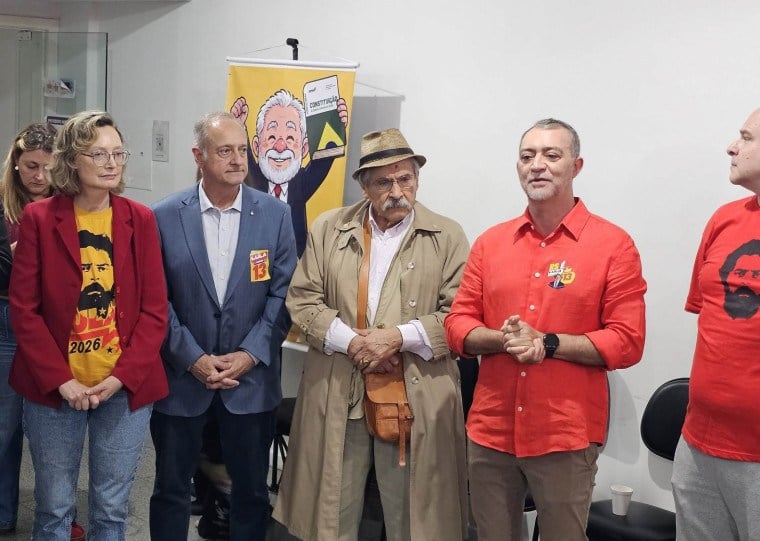 Edegar Pretto demonstrou confiança na virada do candidato petista