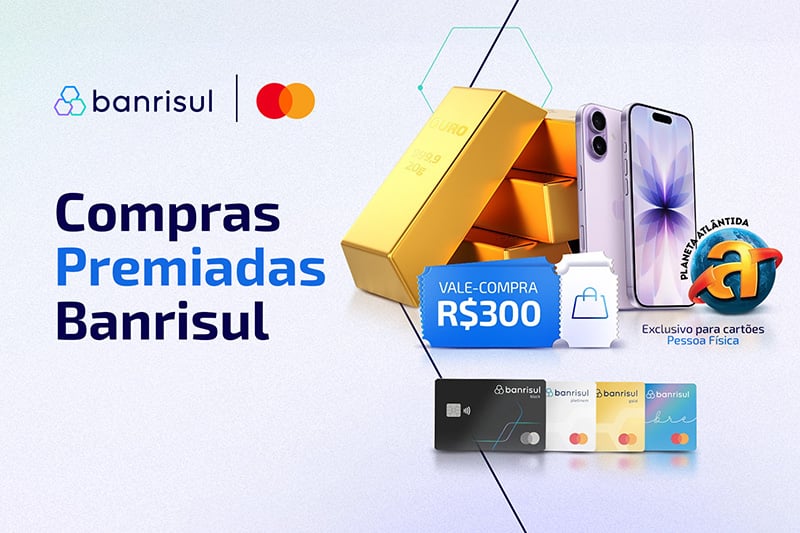 Campanha contempla prêmios em barras de ouro, vouchers, iPhones 17 e ingressos para o Planeta Atlântida 2027