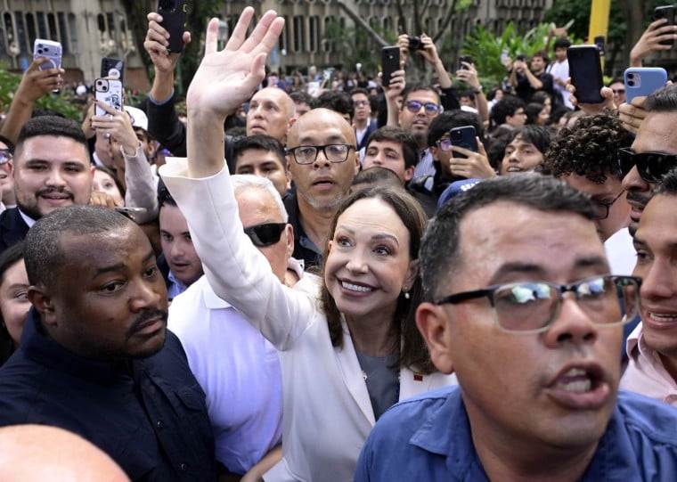 Em sua primeira entrevista coletiva desde a volta ao país, María Corina disse que a invasão americana de janeiro abriu caminho para a liberdade da Venezuela