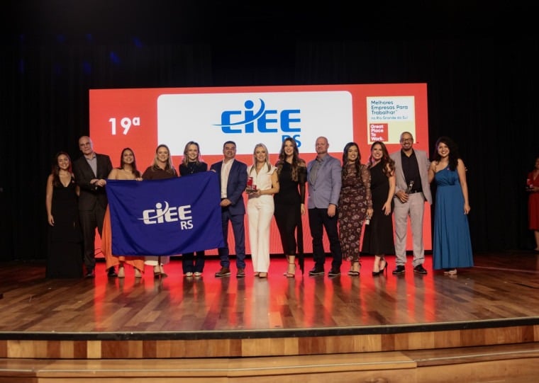 O CIEE conquistou o selo Great Place to Work (GPTW) e alcançou a 19ª posição entre as 50 melhores organizações para trabalhar no Estado