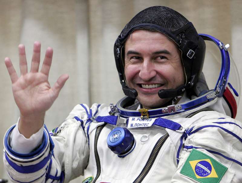 Pontes foi o primeiro brasileiro a ir para o espaço