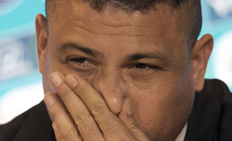 Ronaldo Nazário ficou quatro dias internado devido a um forte quadro gripal