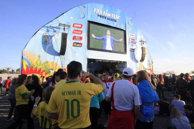 Proposta é semelhante às Fan Fests realizadas durante o Mundial de 2014 e terá telão de 13,2 x 7,9