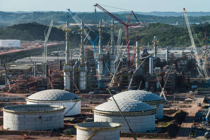 Refinaria Abreu e Lima, em Pernambuco, foi uma das últimas obras de novas refinarias da Petrobras