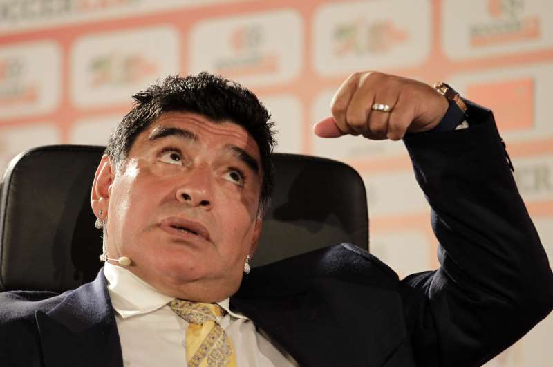 'Infantino me decepcionou com o prêmio dado a Macri. Um prêmio a quê?', disse Maradona