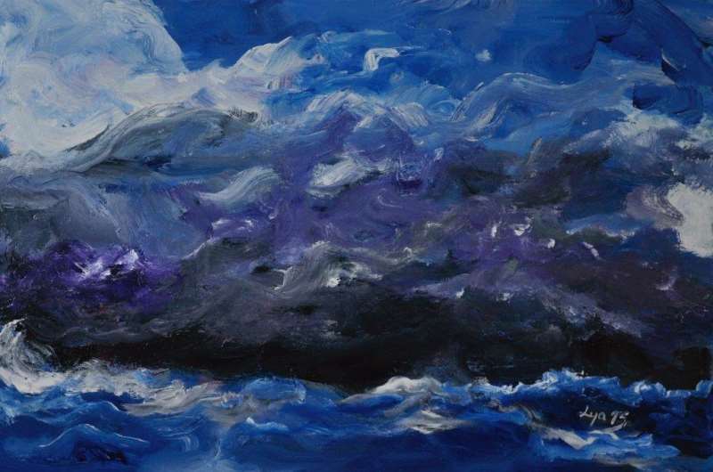 Escritora também se dedica à pintura e já teve mostras em galeria de Porto Alegre