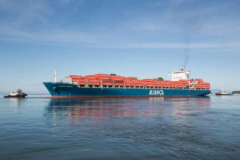 Maior empresa de navegação de cabotagem, Aliança teve aumento de 28% no volume de cargas