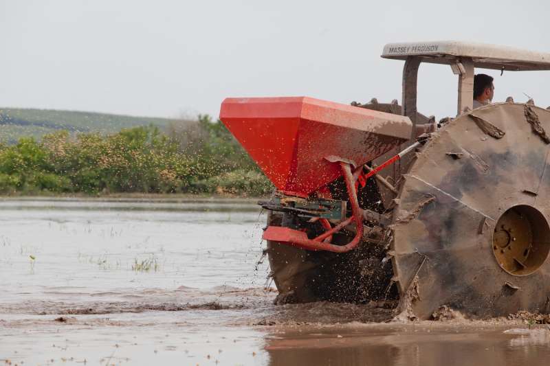 Clima tem incentivado os produtores a fazerem os trabalhos de semeadura