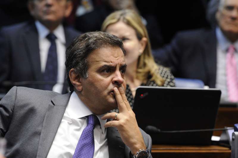 Planilhas sugerem pagamento de R$ 15 milhões para o senador Aécio Neves (PSDB-MG)