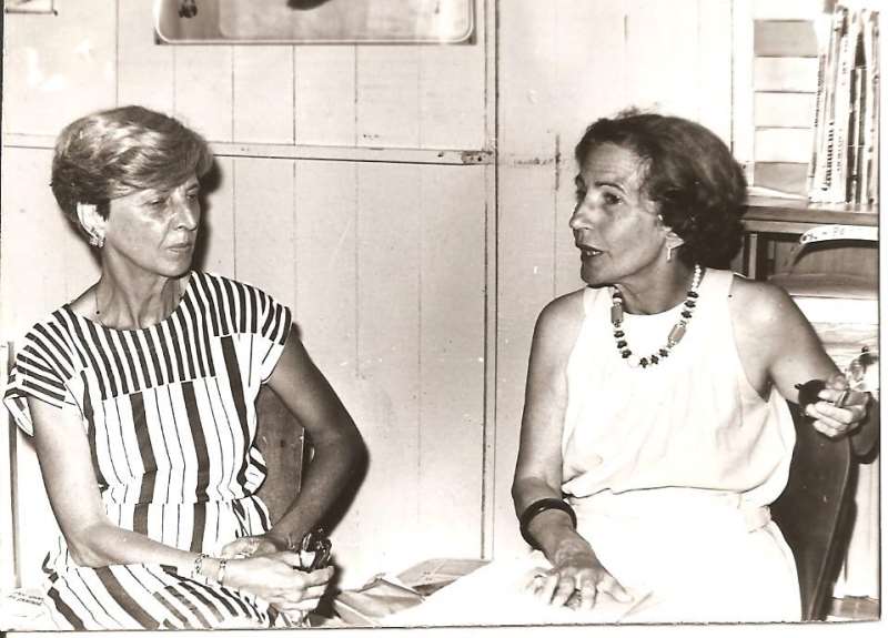 A dupla que liderava a Ação Democrática Feminina Gaúcha (ADFG), Magda Renner e Giselda Castro