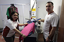 Pauta na empresa Maria Passadeira, que é especializada na atividade de passar roupas.

na foto: Fabíola Braga Torres e Alex Cardoso Foto: JONATHAN HECKLER/JC