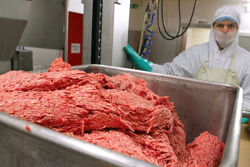 Mercado americano demanda carne magra que é usada na elaboração de hamburger