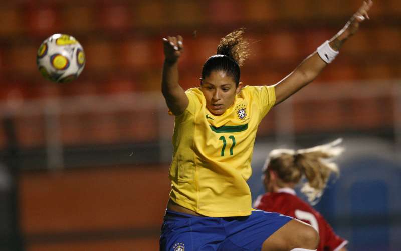 Atacante Cristiane foi uma das que deixou a seleção após demissão de Emily Lima
