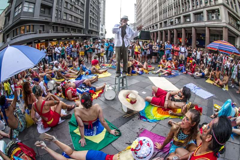 BLOCO DA LAJE CR&Eacute;DITO COLETIVO SETE NOVE Foto: COLETIVO SETE NOVE/DIVULGA&Ccedil;&Atilde;O/JC