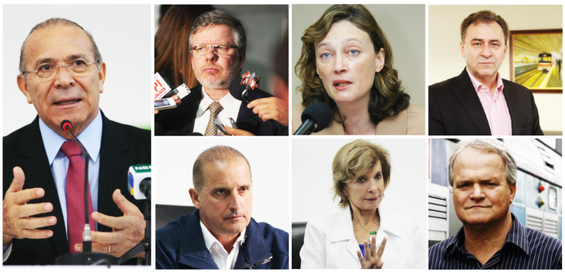 Na lista: Padilha, Marco Maia, Maria do Rosário, Onyx, Yeda Crusius, Kasper e Marco Arildo da Cunha