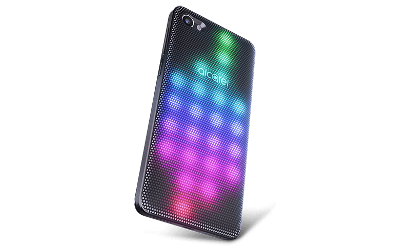 Alcatel A5 LED tem capa de LED interativo e customizável
