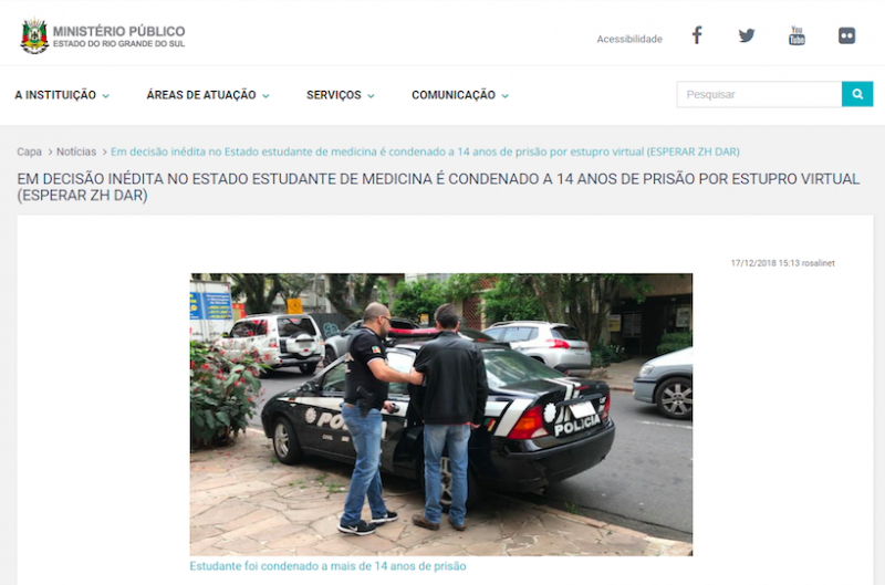 Antes de ir ao ar no site do MP-RS, notícia vazou com o alerta sobre publicação em Zero Hora