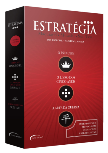 Box - O Essencial da Estrat&eacute;gia (Editora Novo S&eacute;culo) Foto: PROS/DIVULGA&Ccedil;&Atilde;O/JC