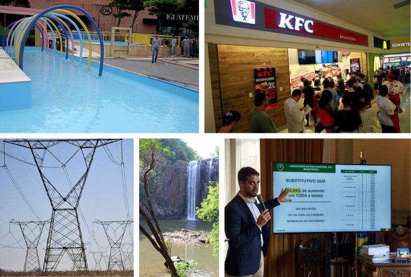 Aquaplay no Iguatemi, inauguração do KFC e apagão no RS foram destaque