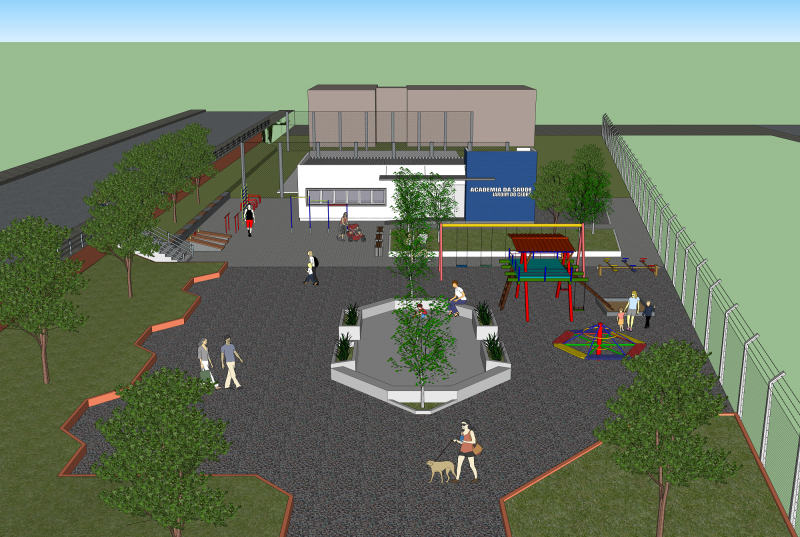 Projeto prevê também a revitalização da praça que fica ao lado do local